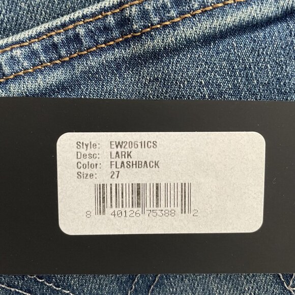 Edwin Jeans Womens 27 Blue Lark Bootcut Stretch Denim Made in USA EW20611CS - Picture 10 of 15